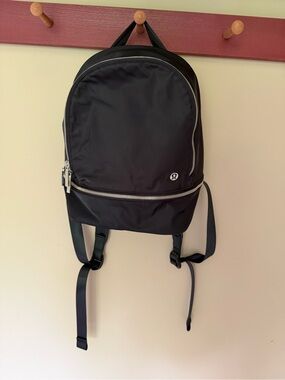 lululemon athletica Black Nylon Everyday Backpack